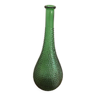 Empoli Italian glass bottle vase without cap