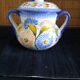 Large stockpot with lid - Henriot Quimper - Cordon Bleu decoration