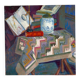The reading table, oil on canvas