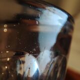 Absinthe glass decorated with nineteenth pastilles