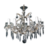 Old chandelier with 10-branch tassels