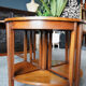 Antique Shibayama Inlaid Japanese Nested Tables in Burr Walnut