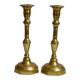 Pair of solid brass candlesticks