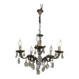 5-light crystal chandelier