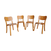 Lot of 4 80's chairs