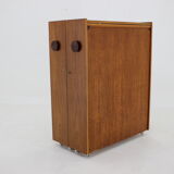 Teak folding bar by Johannes Andersen, Denmark 1960