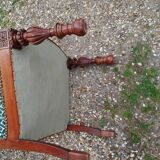 Pair of antique Louis XVI mahogany armchairs from the 19th century
