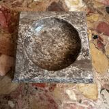 Cendrier en Marbre période Art-Deco 10/10 cm