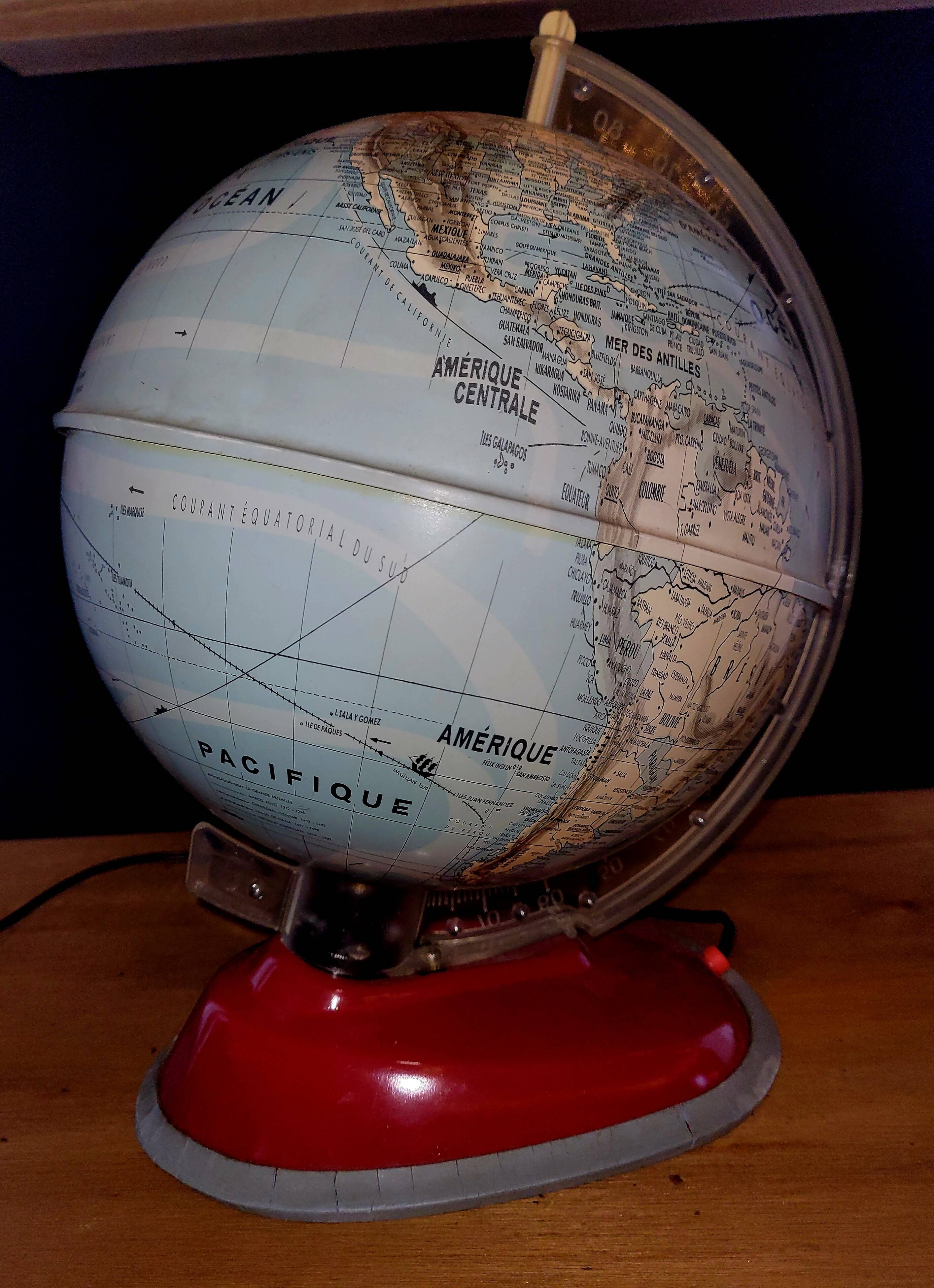 Vintage German toy - Large globe - Michael Seidel