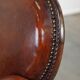 Fully restored antique sheepskin armchair