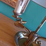 BOUILLOTTE LAMP IN BRONZE, SIGN DECOR