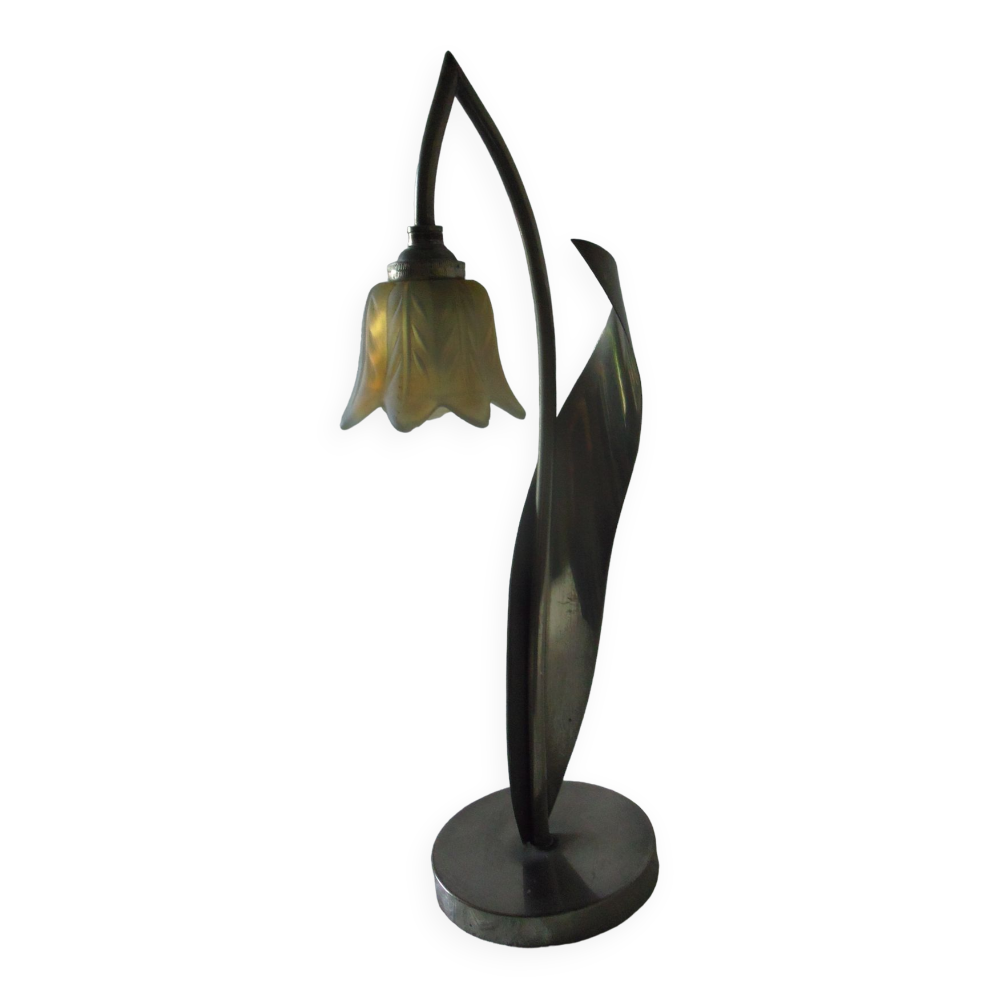 Bedside/table lamp "Lily of the valley". Art Deco