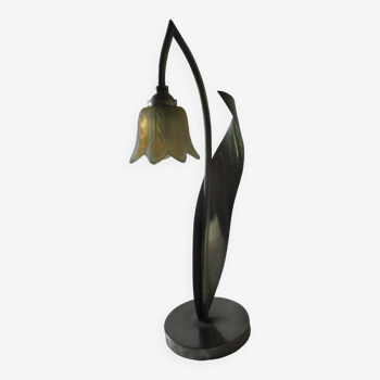 Bedside/table lamp "Lily of the valley". Art Deco