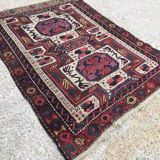 Kazak Rug Wool Oriental HandMade 140x105cm vintage carpet Turkish Persian