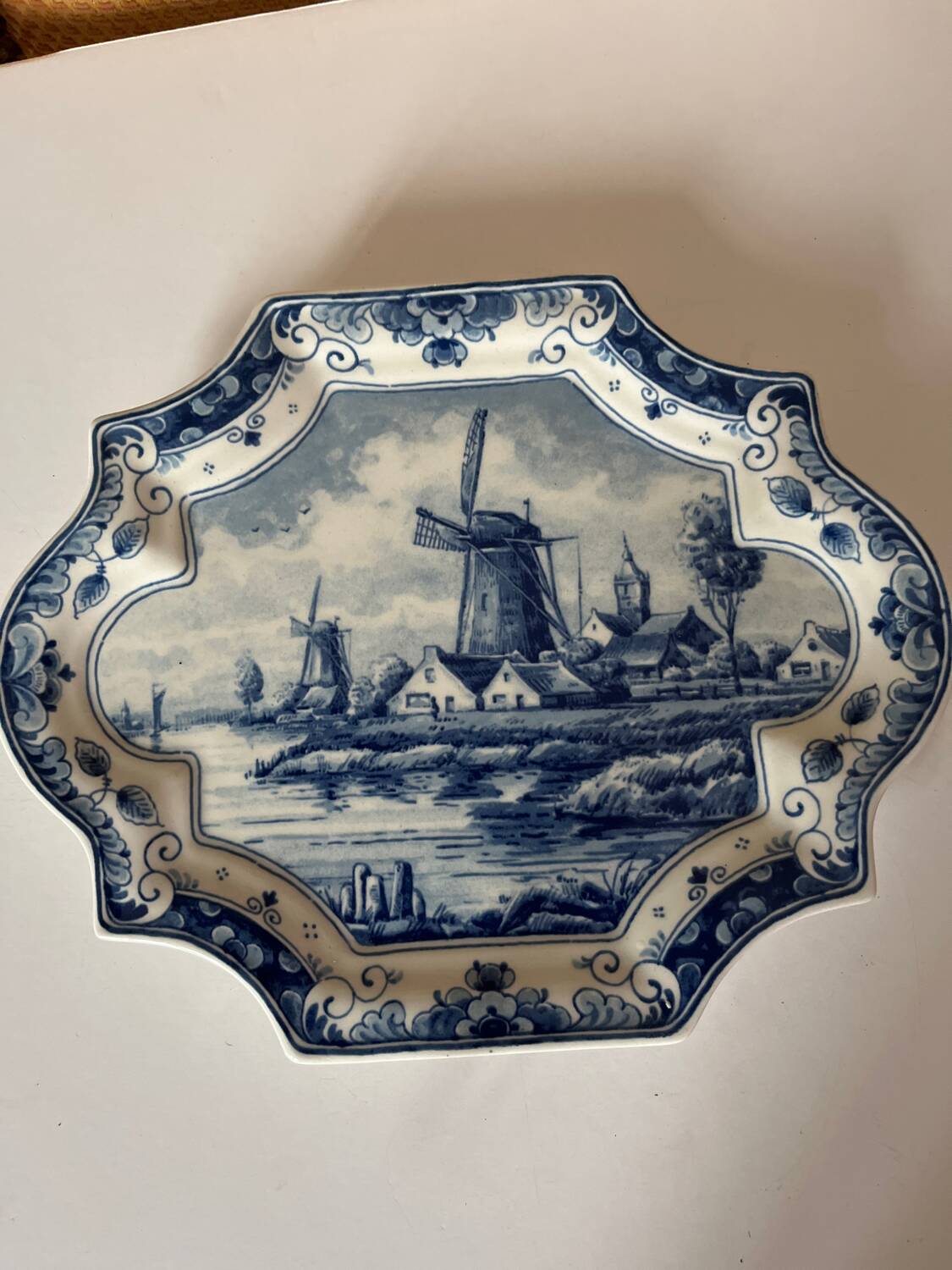 Delf Delfts hand painted dish numbered 3/5000