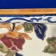 Antique serving dish in Gien earthenware – Japonese floral decoration