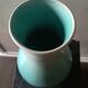 Large vase ceramic signed turquoise blue vallauris Ricard, around 1960.
