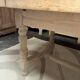 Solid oak farmhouse table with extensions