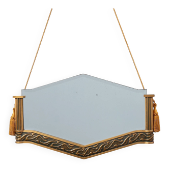 Art Deco Mirror in gilt wood, Belgium ca. 1920