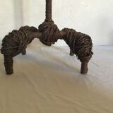 Vintage chandelier in ropes