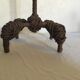 Vintage chandelier in ropes