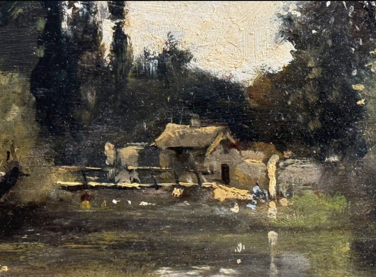 Paul Charles Chocarne (1855–1936)  Les Lavandières au bord de l’eau (a