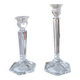 Pair of crystal candlesticks