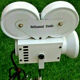 Metal Lamp to Pose Vintage Camera "Hollywood Studio"