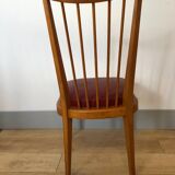 Série 6 chaises vintages style scandinave