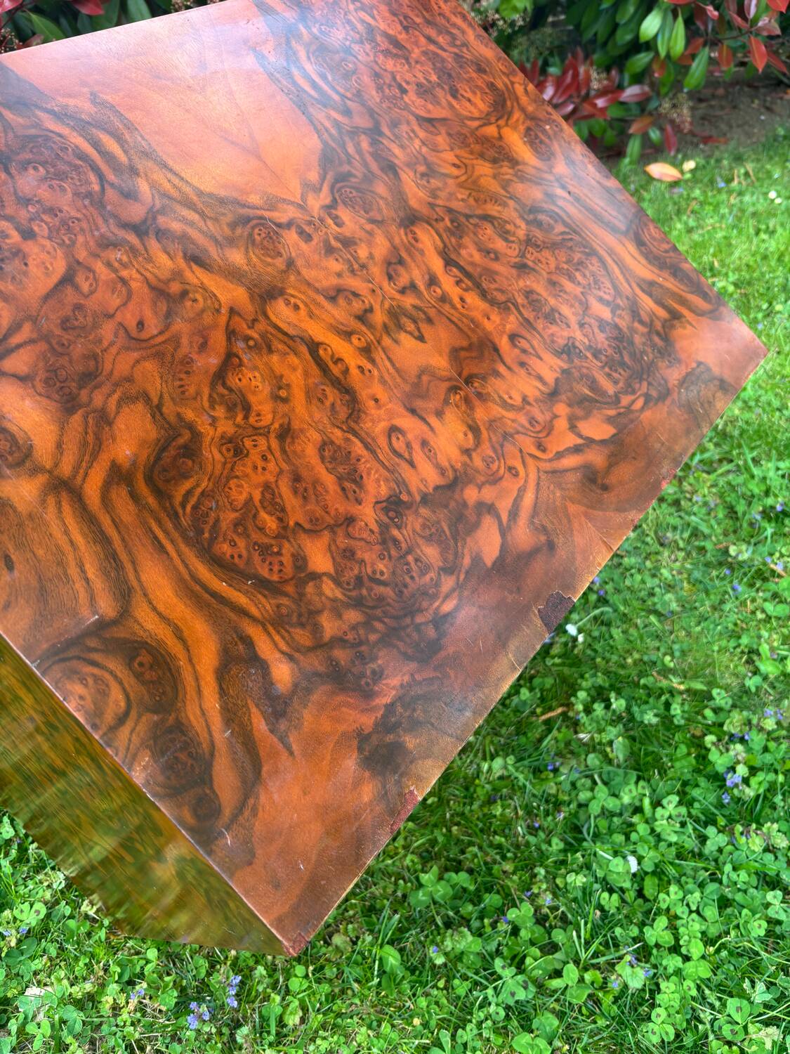 Vintage bramble wood cube