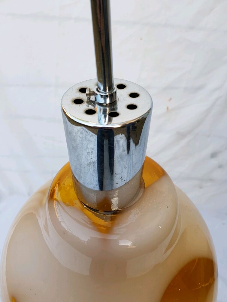 Suspension lamp 70s glass