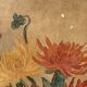 Painting the bouquet of vintage dahlias signed Blanchard
