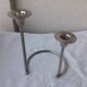 Double metal candle holder