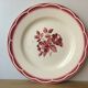 Round dish Digoin Sarreguemines décor Marsac