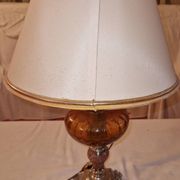 Lampe de bureau sur pied de lampe à pétrole