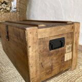 Malle de voyage en bois, années 1930