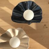 Concha Ceramic Wall Light - Coco Square - Midnight Blue