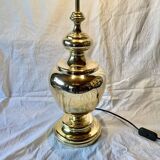 Large vintage brass lamp base - height: 75 cm