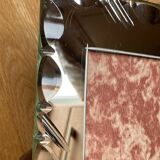 Vintage beveled mirror frame