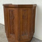 Wooden church pulpit