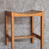 Suite of 4 stools design Sornay beech solid 1960