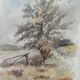 Tableau : Lithographie - Paysage d’automne
