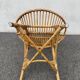 Fauteuil corbeille rotin