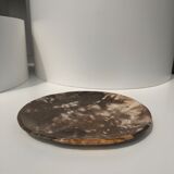 Dish in petrified wood