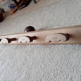 Vintage wall coat rack pop art