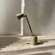 Vintage Hala Lampette beige 1970s lamp