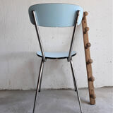 Chaise formica bleue