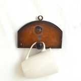 Wooden wall hook