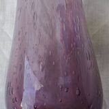 Bubbled glass bud vase