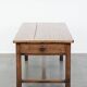 Robust French farmhouse antique dining table from the 18th century